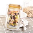 thumbnail image 3 of Spice Storage Bags-30 PCS Small Mason jar Spice Jars Bags, Resealable Smell Proof Bags Reusable Snack Saver Container Leak-Proof Bags for Party Favor, 3 of 5