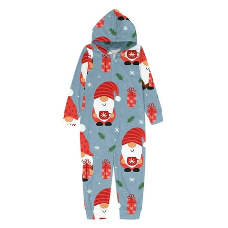 

Tejiojio Kids Clothing Holiday Gift Christmas Baby Kids Child Printed Top+Pants Family Matching Pajamas Set