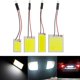 thumbnail image 2 of blanco coche led domo mapa luz de lectura auto interior panel lámpara 18 24 36 48 smd cob w5w t10 c5w ba9s festoon adaptador dc 12v, 2 of 4