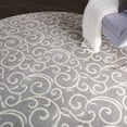 thumbnail image 3 of Eclectic Essentials Gray Bohemian Botanical Area Rug, 3 of 8