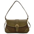 thumbnail image 1 of Bolso bandolera a la moda transporte para mujer gran capacidad cuadrado PU correa ajustable cierre cerrojo fiesta y vacaciones, 1 of 9