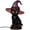 Black1, variant on Gothic Stained Glass Witch Cauldron Plug In Table Lamp, Gradient Purple Orange Acrylic Night Light with Bronze Carved Base, Halloween Decor Figurine for Mantel Bedroom Shelf