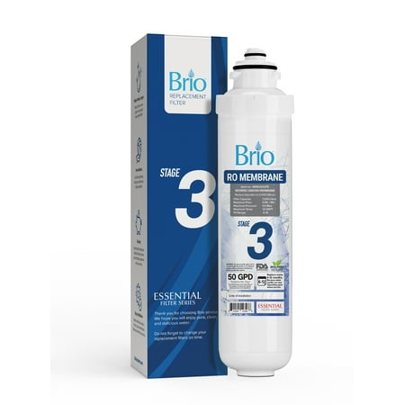 

Brio Stage-3 Reverse Osmosis Membrane Replacement Water Cooler Filter