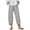 Gray, variant on Odeerbi Cotton Linen Pants for Women 2025 Casual High Waist Pants Solid Loose Long Straight Pants White