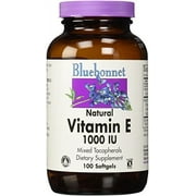 Bluebonnet Vitamin E 1000 Iu Mixed, 100 Ct