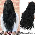 thumbnail image 2 of SEGO Faux Locs Crochet Braids Hair Synthetic Braiding Hair Real Soft Wave Curly Black Hair Extensions Ombre Dreadlocks Hairstyles, 2 of 10