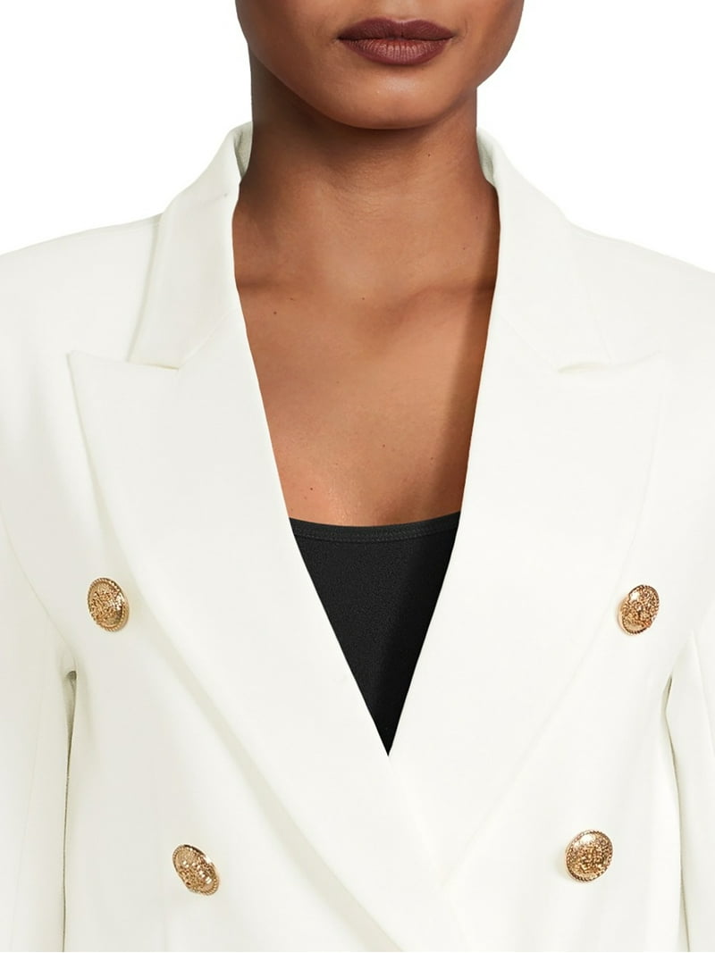 Attitude Unknown Women's and Women's Plus Ponte Blazer
