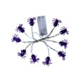 thumbnail image 2 of Cififendec Halloween Spider String Lights with 20 LED Bulbs, 118.11", Waterproof Spider Fairy Lights for Stair Railing Porch, Outdoor Yard Gothic Holiday Decor, 2 of 7