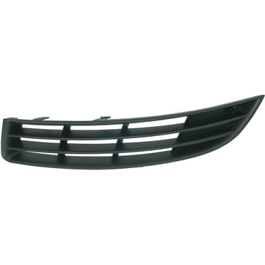 Fog Light Cover Compatible with 2006-2010 Volkswagen Passat Left Driver Black