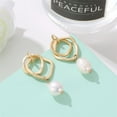 thumbnail image 3 of Fiudx Pendientes de Cuentas Irregulares, Elegante Joyería de Aleación Geométrica, Deslumbrantes Lentejuelas Doradas Pequeñas, Perfectos para Bodas, Fiestas y Eventos, Accesorio Versátil para Todos, I, 3 of 6