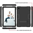 thumbnail image 3 of Samsung Galaxy Tab A8 2022 Case with Kickstand, Dteck Heavy Hybrid Shockproof Rugged Cover for Samsung Galaxy Tab A8 10.5 inch SM-X200/X205/X207, Black, 3 of 8