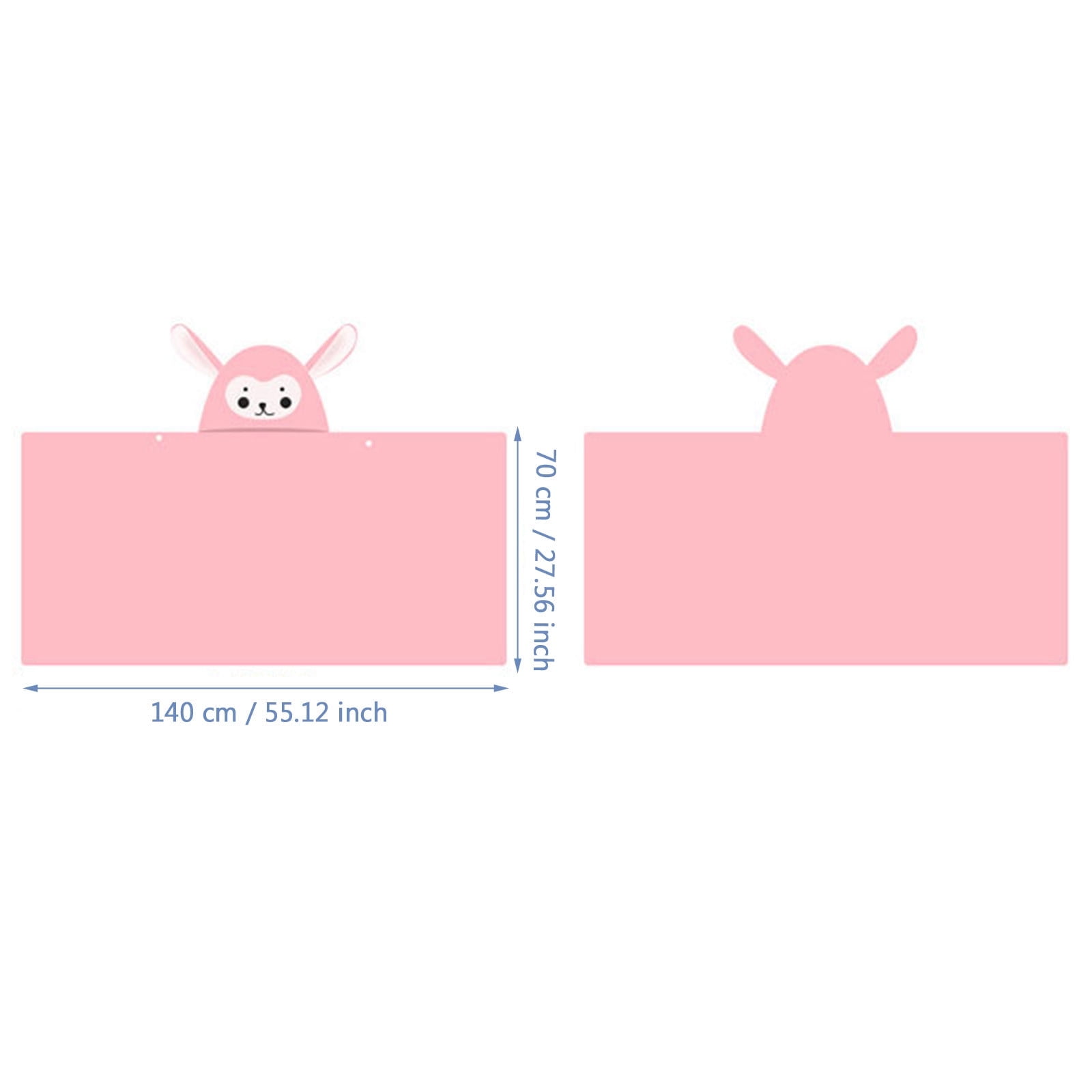 Tanuse Premium Hooded Towel for Kids, Ultra Soft and Extra Large Cotton Bath Towel with Hood for Boys and Girls, Absorbent and Machine Washable, Fun Design for Beach and Pool 1X Bath Towel