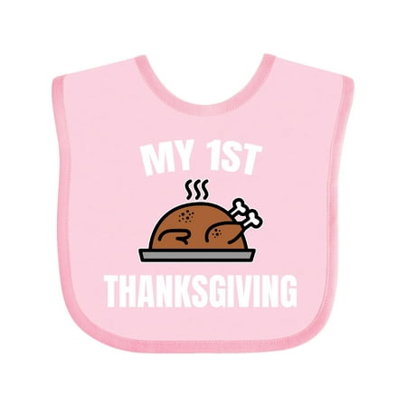 

Inktastic My 1st Thanksgiving Gift Baby Boy or Baby Girl Bib