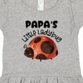 thumbnail image 4 of Inktastic Papa's Little Ladybug Girls Toddler Dress, 4 of 5