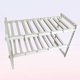 thumbnail image 4 of Two layers Plastic Cutlery Sink Drain Rack Telescopic Stainless Steel Dish Drain Tray Holder White Retractable Rack Shelf for Kitchen, 4 of 4