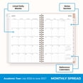 thumbnail image 5 of Blue Sky 2026-2027 Weekly and Monthly Academic Year Planner Calendar, July 2026 - June 2027, 5" x 8", Flexible Cover With Zip Pouch, Wirebound, Storage Pocket, Enough to Believe, 5 of 10