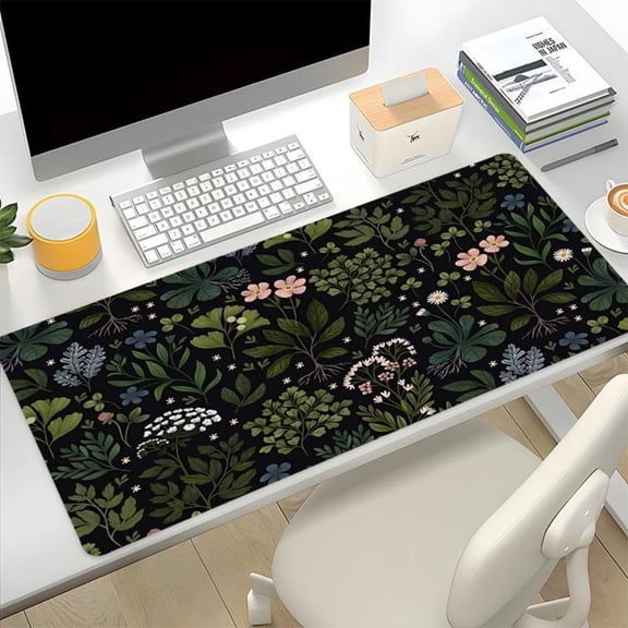 HELLOYOUNG Gaming Mouse Pad Large, Non-Slip Rubber Base Stitched Edge Desk Mat, Waterproof Office Pad for Home & Computer, Durable Keyboard Tray Extender