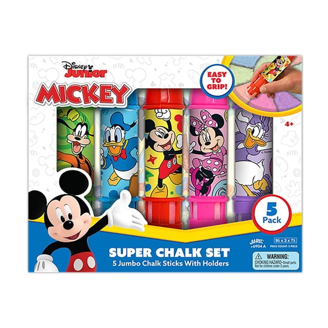 Juego de tizas para aceras de Disney y Marvel, 5 piezas