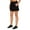 Black, variant on RBX Active Women's Quick Drying Woven Cargo-Style Skort with Attached Biker Short