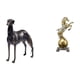 thumbnail image 1 of Estatua de perro de resina,Estatua de perro galgo de resina con forma de animal,Figura de escritorio,Estante de estatua de caballo para escritorio,oficina,decoración del hogar,Figura, 1 of 8