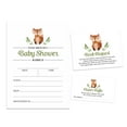 thumbnail image 1 of Inkdotpot Set Of 30Jungle Animals Baby Shower Invitations-Diaper Raffle Tickets And Baby Shower Book Request Cards Gender Neutral Invites Its A Boy Its A Girl, 1 of 8