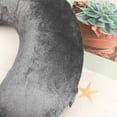 thumbnail image 3 of Bon Voyage® Classic Memory Foam Travel Neck Pillow, Gray, 3 of 6