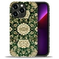 thumbnail image 2 of FKBRCL4U Compatible with iPhone 13 Pro Max Case, Elegant Green White Gold Floral Pattern for Girl Full Body Design Soft Silicone Drop Shock Scratch Protection for iPhone 13 Pro Max, 2 of 7