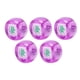 thumbnail image 3 of 5 dados de Mahjong con dirección del viento, esfera este-sur-oeste-norte, juego de entretenimiento, transparente, morado, 3 of 14