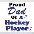 thumbnail image 3 of CafePress - Dad 2 Hockey Players Ash Grey T Shirt - Men's Classic Graphic T-Shirt, 3 of 4