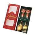 thumbnail image 4 of DOMELAY Christmas Spoons Forks Set Flatware Cutlery Set for Daily Use Christmas Xmas 2G, 4 of 9