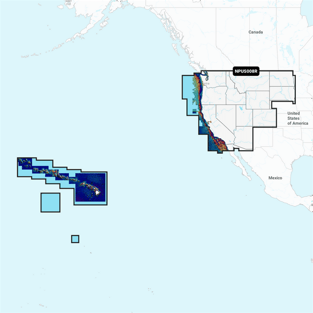 Navionics Marine Cartography 010-C1371-40 Platinum; Compatible With Chart Plotters; US West; SD/MSD Card; Nautical Charts And SonarChart Live Mapping
