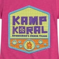 thumbnail image 3 of Kamp Koral - Kamp Koral Logo Badge - Toddler & Youth Girls Short Sleeve Graphic T-Shirt, 3 of 6