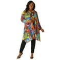 thumbnail image 3 of Ashley Stewart Women's Plus Printed Collared Shrug, Sizes 10/12-26/28, 3 of 4