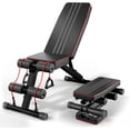 thumbnail image 1 of Adjustable Folding Weight Bench for Home Gym 660 lbs Capacity Multi Functional Sturdy Durable Workout Bench for Full Body, 1 of 6