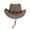 Brown, variant on Unisex Casual Panama Style Straw Hat, Breathable Sun Shade Headwear, Lightweight Outdoor Holiday Travel Summer Cap
