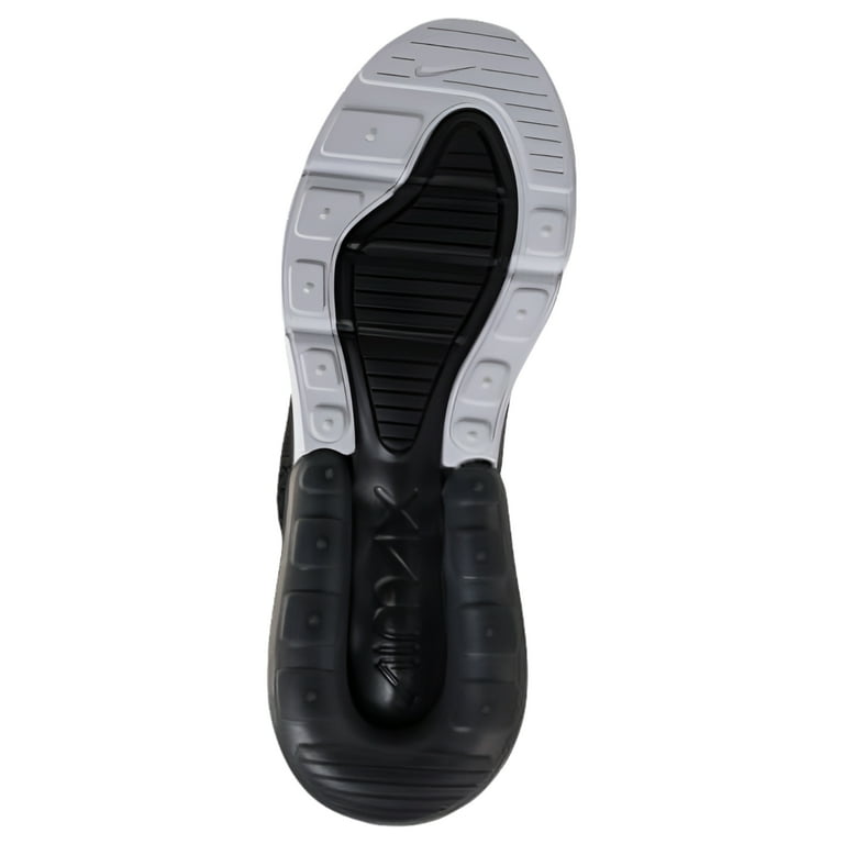 NIKE Womens Black Logo Stretch Padded Air Max 270 Round Toe Wedge Lace Up Athletic Sneakers 8 Walmart