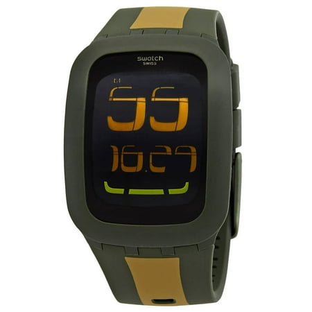 Swatch Touch Olive & Light Green Digital Men's Watch SURG101D