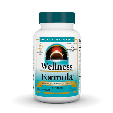 Source Naturals Wellness Formula Bio-Aligned Vitamins & Herbal Defense - Immune System Support Supplement & Immunity Booster - 45 Tablets