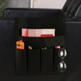 thumbnail image 3 of Sofa Armrest Organizer - Arm Chair Holder Storage Organizer, Remote Control Bracket Pockets for Magazines, Phone, Book, and Glasses, 3 of 5