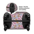 thumbnail image 2 of Honeii love heart Elastic Luggage Cover, featuring double-sided printing, is the ideal companion for travel, business trips, and daily use(not included suitcase )-Medium, 2 of 7
