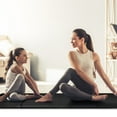 thumbnail image 2 of 4' x 8' x 2" Foldable Exercise Mat Panels Gym Mat w/ PU Leather EPE Foam Blue, 2 of 8
