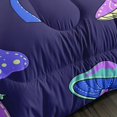 thumbnail image 3 of Colorful Mushroom Comforter Set Twin Size Kids Trippy Mushroom Bedding Set, 3 of 5