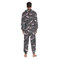 thumbnail image 7 of joogoo Sharks with Red Unisex Adults Onesies Pajamas Jumpsuits L, 7 of 7