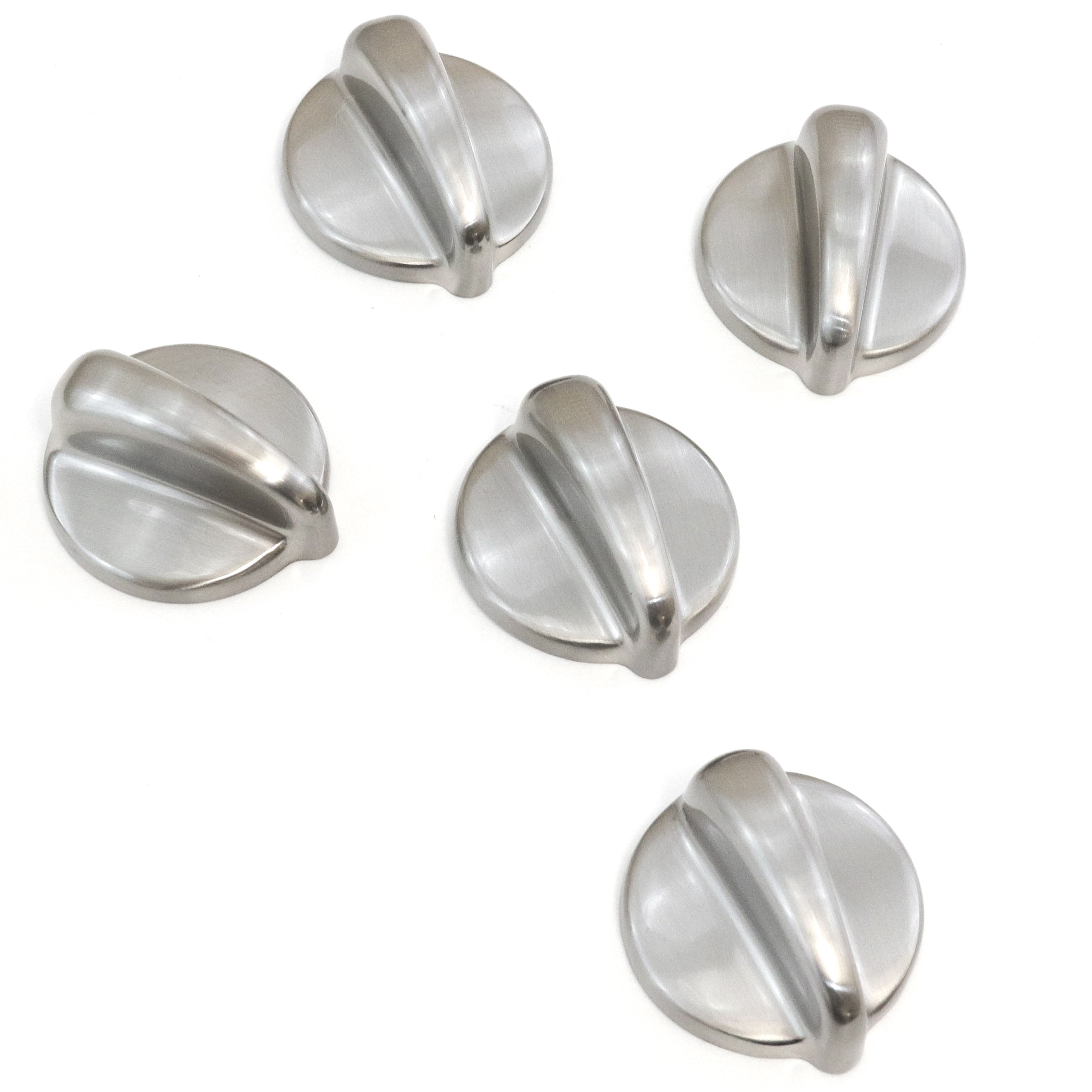 Red Hound Auto 5 Range Top Surface Burner Metal Knobs Replacement