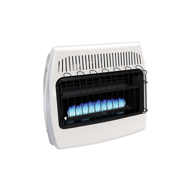 HearthRite Blue Flame Heater Natural Gas 30000 BTU, Manual Control
