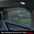 thumbnail image 2 of Exquisito compatible con Modelx Glass Roof Skylight Sun Shades Tesla Model X Sun Shades Delantero Trasero Sunroof Blind Shading Net Accesorios decorativos para automóviles, 2 of 3