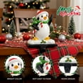 thumbnail image 4 of Ayieyill Christmas Penguin Stocking Holder, Resin Stocking Holders for Mantle Christmas Decorations, 4 of 7