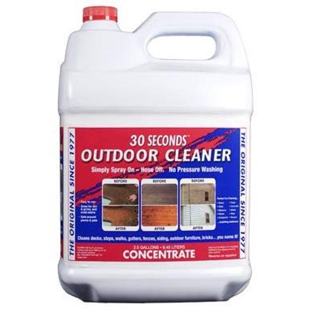 30 Seconds 2.5G30S Biodegradable Concentrated Outdoor Cleaner, 2.5 gal