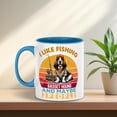 thumbnail image 5 of I Like Fishing, and My Basset Hound, and Maybe 3 People. Happy Father's Day 11oz Accent Two-tone Mug Bassets Dog Breed Lovers Gifts Idea Coffee Tea Cup - 00004, 5 of 5
