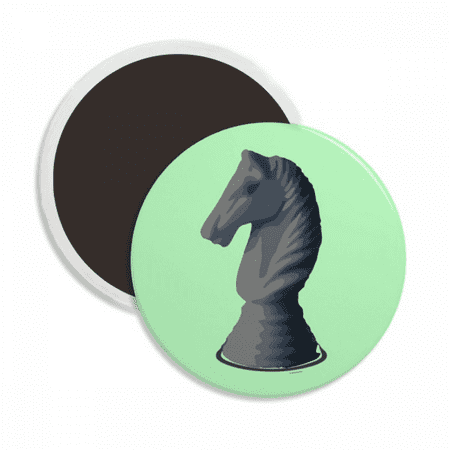 

Plaster Knight Horse Chess Pieces Round Ceracs Fridge Magnet Keepsake Decoration